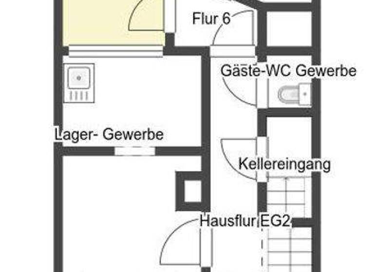 Gewerbeobjekt zum Kauf als Kapitalanlage geeignet 220.000 € 153 m² 86,1 m² Grundstück Innenstadt Detmold 32756