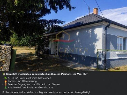 Bungalow zum Kauf 125.000 € 2 Zimmer 83 m² 1.230 m² Grundstück Pásztori 9311