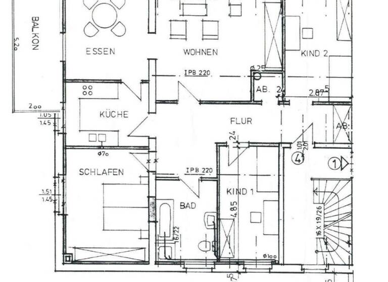 Wohnung zur Miete 780 € 5 Zimmer 116 m² Stift Quernheim Kirchlengern 32278