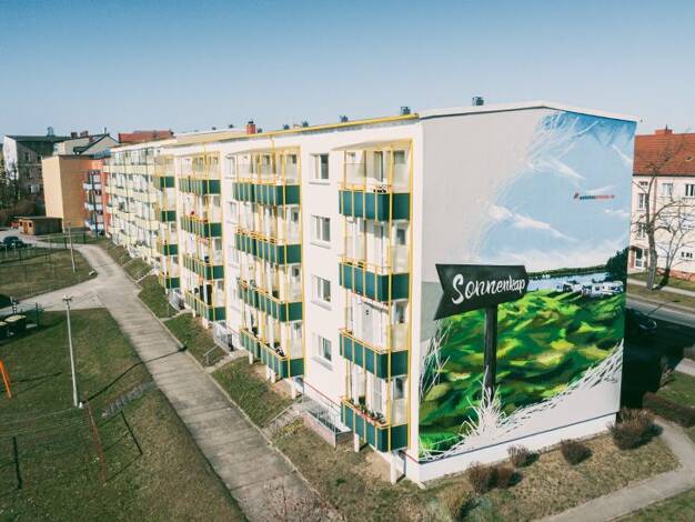 Wohnung zur Miete 470 € 3 Zimmer 60,8 m² 2. Geschoss frei ab 01.10.2026 Schwedter Straße 54 a Prenzlau Prenzlau 17291