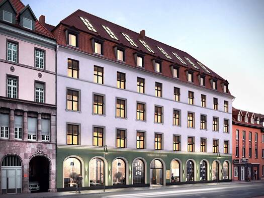 Wohn- und Geschäftshaus zum Kauf als Kapitalanlage geeignet 2.200.000 € 4.000 m² 1.078 m² Grundstück Altstadt Erfurt 99084