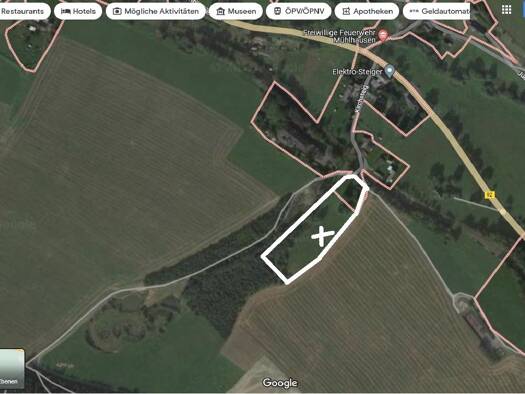Grundstück zum Kauf 80.000 € 7.380 m² Grundstück mühlhausen bad elster kirchsteig 8 Mühlhausen Bad Elster 08645