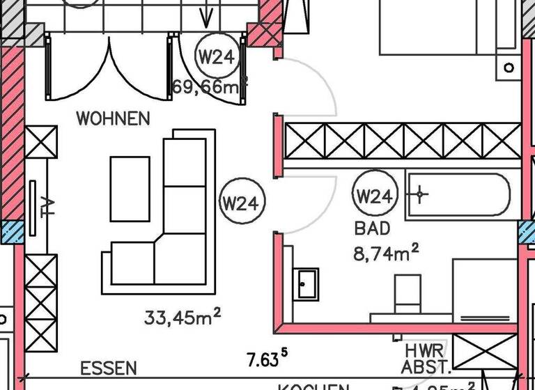 Wohnung zur Miete 675 € 2 Zimmer 69,7 m² EG frei ab 01.04.2026 Erhartinger Straße 77 Töging Töging a.Inn 84513