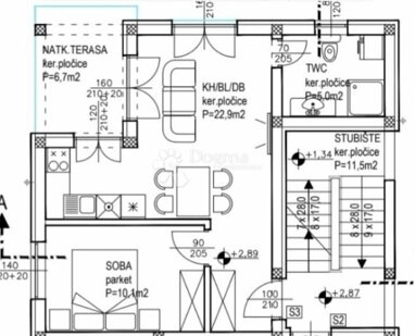 Wohnung zum Kauf 139.000 € 2 Zimmer 46 m² 1. Geschoss Vir center 23234