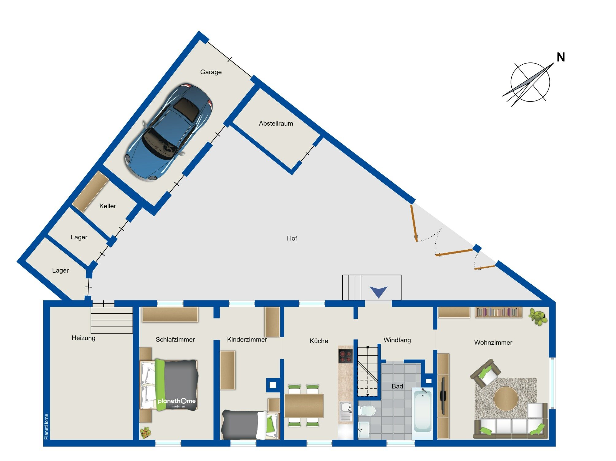 Einfamilienhaus zum Kauf 254.000 € 6 Zimmer 126 m²<br/>Wohnfläche 270 m²<br/>Grundstück Beindersheim 67259