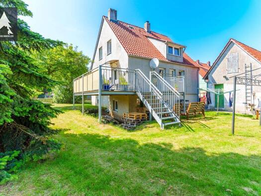 Einfamilienhaus zum Kauf 159.000 € 5 Zimmer 110 m² 920 m² Grundstück Luisenweg 22 Hermannsburg Südheide 29320