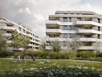 Wohnung zum Kauf provisionsfrei 585.000 € 3 Zimmer 76 m² 3. Geschoss Herderstraße 4, 6, 8 West, Hausstätt 251 Rosenheim 83024