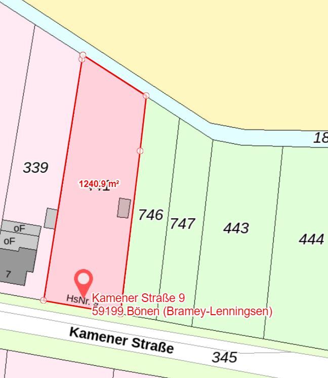 Grundstück zum Kauf provisionsfrei 264.000 € 1.280 m²<br/>Grundstück Bramey-Lenningsen Bönen 59199