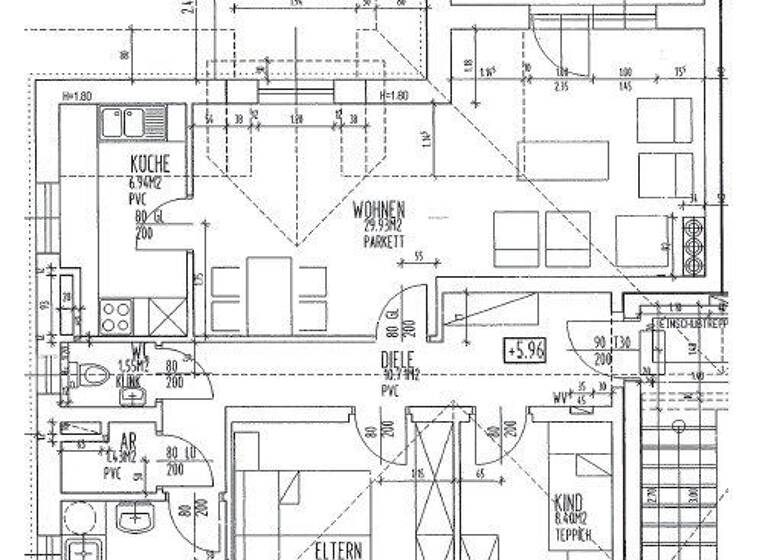 Wohnung zur Miete 497 € 3 Zimmer 83,3 m² Schulterbergstraße 4 Pram 4742