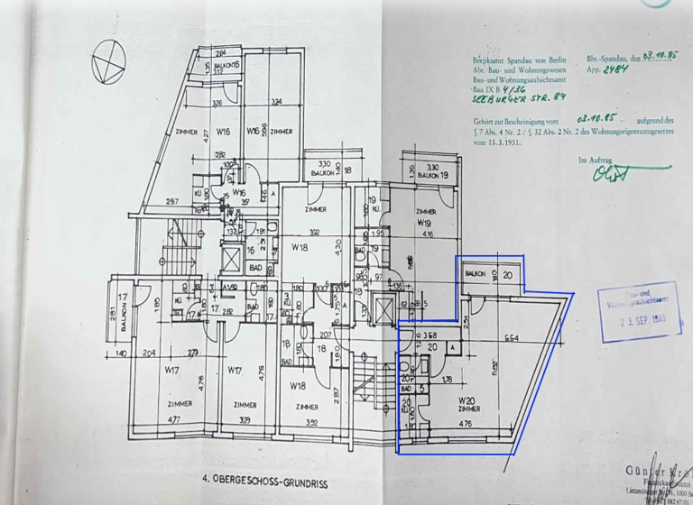 Studio zum Kauf 219.800 € 1 Zimmer 42,8 m² 4. Geschoss Spandau Berlin 13581