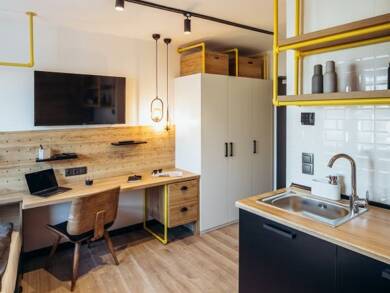 Studio zur Miete 795 € 1 Zimmer Käthe-Kollwitz Straße 15 Neckarstadt Mannheim 68169