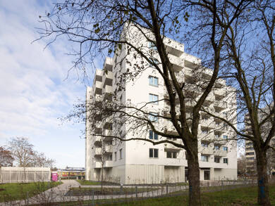Wohnung zur Miete 1.042 € 2 Zimmer 54,3 m² 7. Geschoss Finsterwalder Straße 102A Märkisches Viertel Berlin 13435