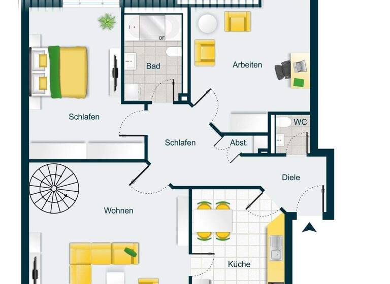 Maisonette zum Kauf 384.000 € 4 Zimmer 124 m² 4. Geschoss Siegburg 53721