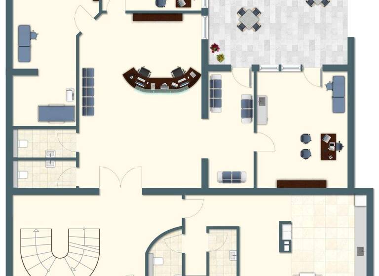 Bürofläche zur Miete provisionsfrei 1.200 € 4 Zimmer 137 m² Bürofläche Bonner Ring 17 Lechenich Erftstadt 50374