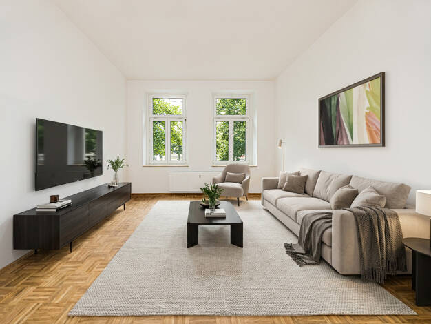 Wohnung zum Kauf provisionsfrei 313.000 € 2 Zimmer 79 m² 1. Geschoss Südvorstadt Leipzig 04275