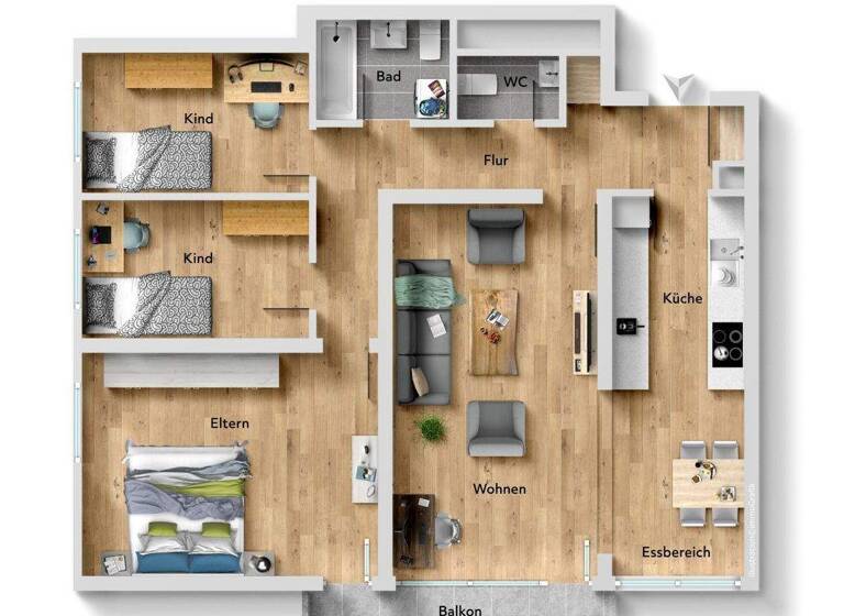 Wohnung zum Kauf 239.000 € 4 Zimmer 95 m² Hausen Obertshausen / Hausen 63179