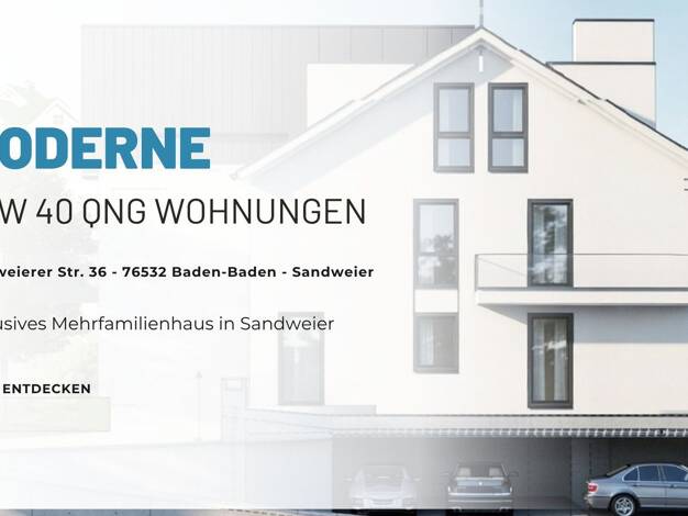 Wohnung zum Kauf - Erstbezug provisionsfrei 320.562 € 2 Zimmer 64,8 m² 1. Geschoss Sandweier Baden-Baden 76532