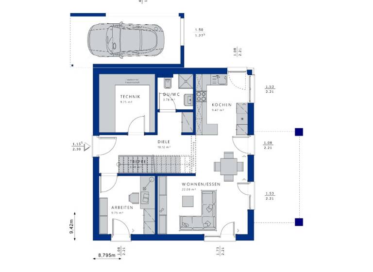 Einfamilienhaus zum Kauf 583.780 € 4 Zimmer 136 m² 1.240 m² Grundstück Salbke Magdeburg 39122