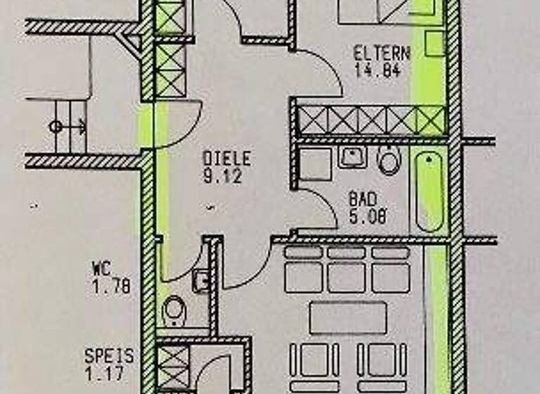 Wohnung zum Kauf 150.000 € 3 Zimmer EG Bannewitz 01728