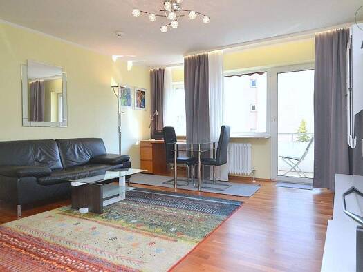 Wohnung zur Miete Wohnen auf Zeit 1.085 € 1 Zimmer 46 m² frei ab sofort Gärten h d Veste Nürnberg 90408