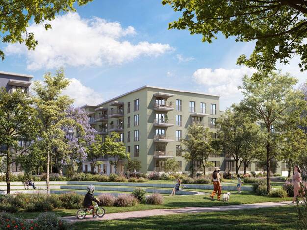 Wohnung zum Kauf - Erstbezug provisionsfrei 319.900 € 1 Zimmer 29 m² 3. Geschoss Lerchenauer Straße Ecke Georg-Zech-Allee 280 Feldmoching-Hasenbergl München 80995