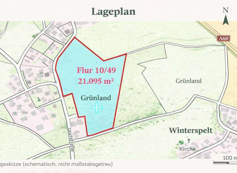 Land-/Forstwirtschaft zum Kauf 105.063 € 50.030 m² Grundstück Eigelscheid Winterspelt 54616