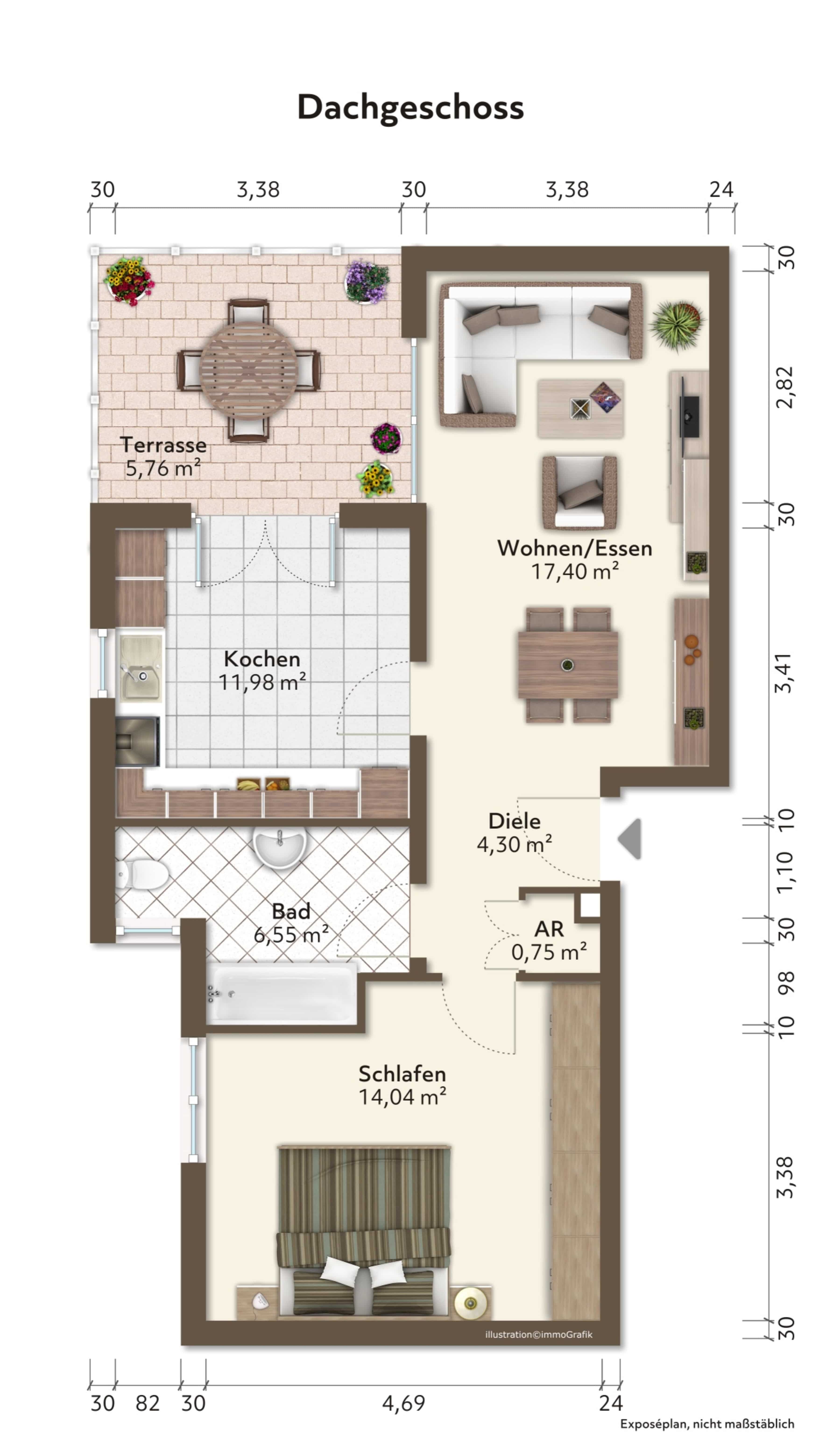 Wohnung zum Kauf 187.000 € 2 Zimmer 58,4 m²<br/>Wohnfläche Wenigenjena - Schlegelsberg Jena 07749