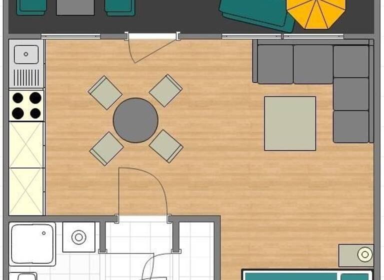 Wohnung zur Miete 730 € 1,5 Zimmer 39 m² UG Schwetzingen 68723