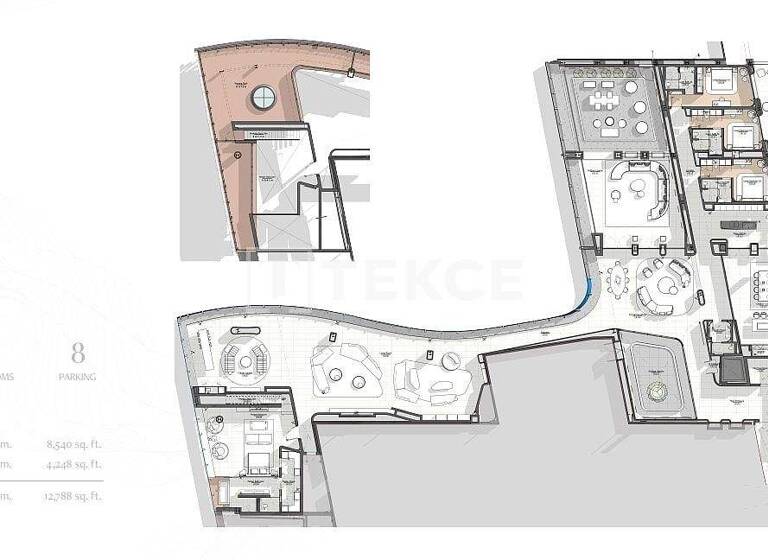 Wohnung zum Kauf 34.795.000 € 1.188 m² Business Bay 238918
