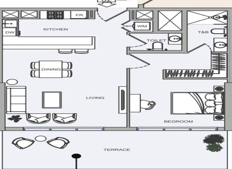 Wohnung zum Kauf - Erstbezug provisionsfrei 380.037 € 2 Zimmer 97,8 m² Dubai