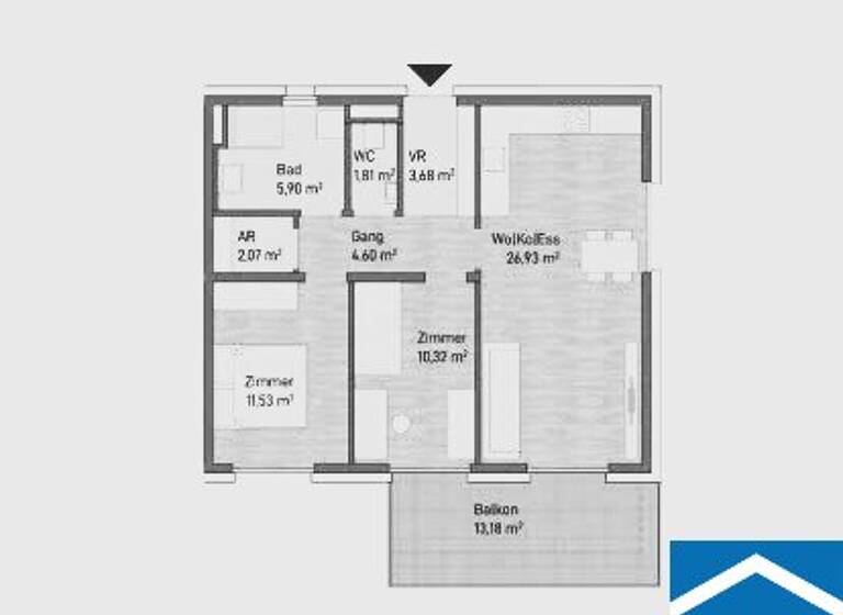 Wohnung zum Kauf - Erstbezug 584.383 € 3 Zimmer 80,2 m² 2. Geschoss Sankt Leonhard Graz 8010