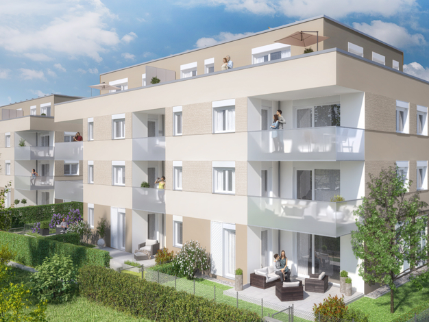 Wohnung zum Kauf - Erstbezug provisionsfrei 501.032 € 3 Zimmer 75,7 m² 1. Geschoss frei ab 31.03.2028 Volbehrstraße 11 Spitalhof Nürnberg 90491