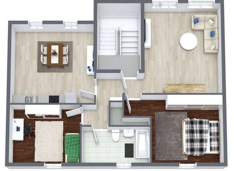 Wohnung zum Kauf 219.000 € 3 Zimmer 68,4 m² 5. Geschoss Mülheim Köln / Mülheim 51065