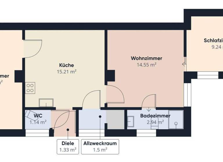 Einfamilienhaus zum Kauf 229.000 € 3 Zimmer 60 m² 539 m² Grundstück Kattenturm Bremen 28277