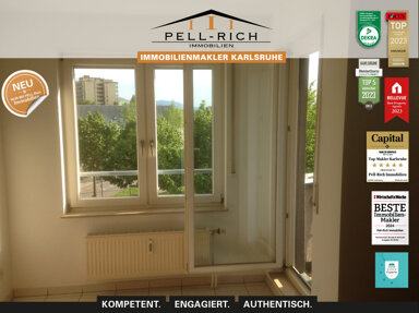 Wohnung zur Miete 555 € 1 Zimmer 37 m² 2. Geschoss frei ab sofort Ettlingen - Kernstadt 2 Ettlingen 76275