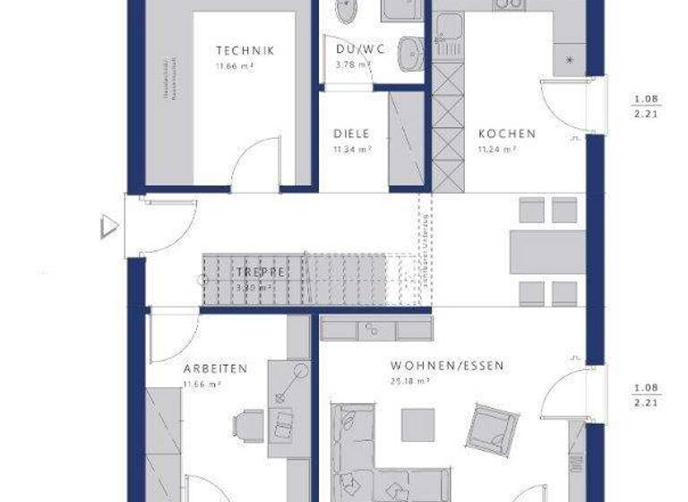 Einfamilienhaus zum Kauf 487.653 € 5 Zimmer 136 m² 415 m² Grundstück Vehrte Belm 49191