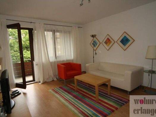 Wohnung zur Miete Wohnen auf Zeit 780 € 1 Zimmer 50 m² frei ab sofort Innenstadt Erlangen 91054