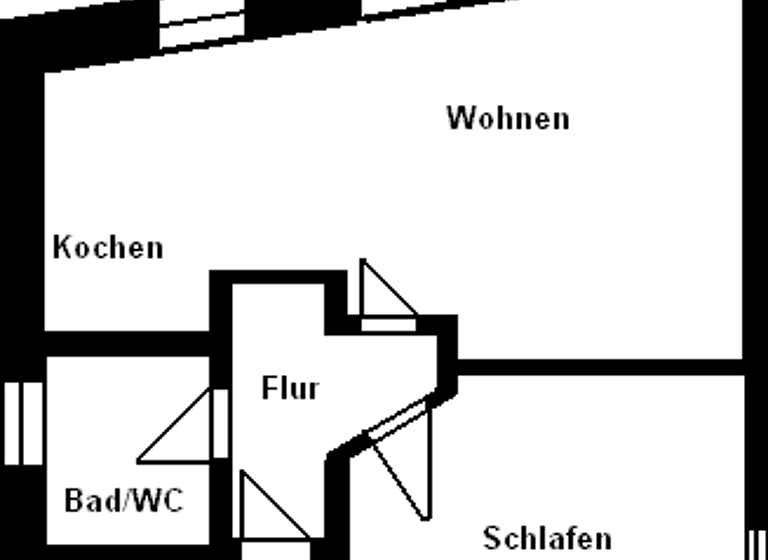 Wohnung zur Miete 320 € 2 Zimmer 50 m² 2. Geschoss Dohnaische Straße 54 Pirna 01796