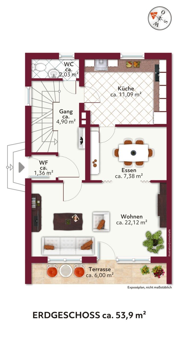 Doppelhaushälfte zum Kauf 375.000 € 4 Zimmer 110 m²<br/>Wohnfläche 386 m²<br/>Grundstück Riemerling Ottobrunn / Riemerling 85521