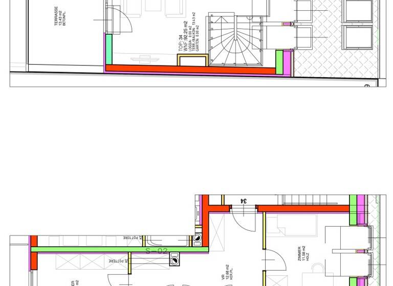 Maisonette zum Kauf 529.000 € 4 Zimmer 92,3 m² 6. Geschoss frei ab 01.02.2028 Grimmgasse Wien 1150
