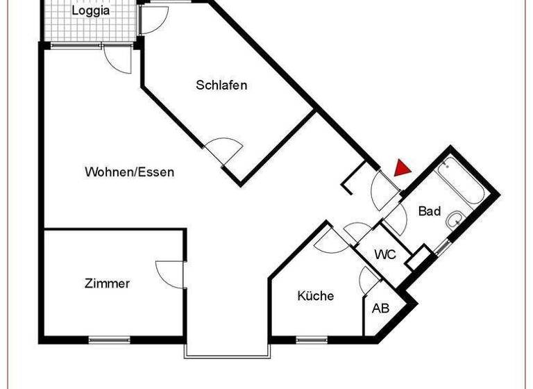 Wohnung zum Kauf 259.000 € 3 Zimmer 93 m² 2. Geschoss Rheinau Mannheim 68219
