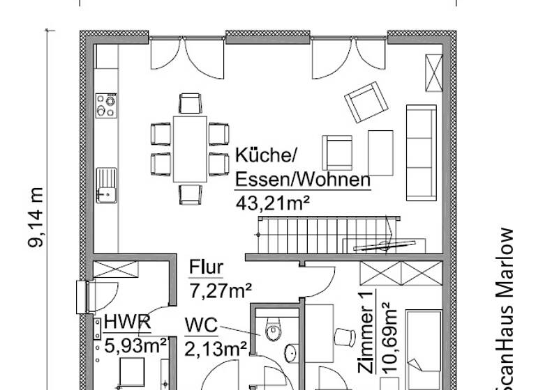 Einfamilienhaus zum Kauf 441.750 € 5 Zimmer 135 m² 606 m² Grundstück Machern 04827