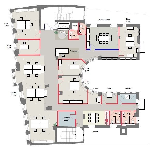 Bürofläche zur Miete provisionsfrei 14 € 380 m²<br/>Bürofläche ab 380 m²<br/>Teilbarkeit City - Ost Dortmund 44137