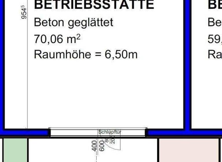 Lagerhalle zur Miete - Erstbezug provisionsfrei 901 € 70,1 m² Lagerfläche Asten 4481