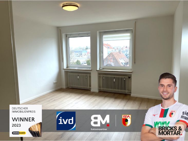 Wohnung zum Kauf 229.000 € 2 Zimmer 45,7 m²<br/>Wohnfläche 2.<br/>Geschoss Oberhausen - Nord Augsburg 86154