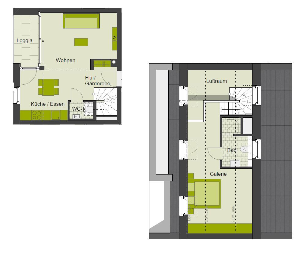 Wohnung zum Kauf 389.000 € 2 Zimmer 52 m²<br/>Wohnfläche Oberer Schlossgarten Stuttgart 70372