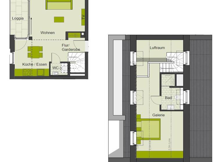 Wohnung zum Kauf 325.000 € 2 Zimmer 52 m²<br/>Wohnfläche Dachgeschoss<br/>Geschoss Mitte Stuttgart / Untertürkheim 70372