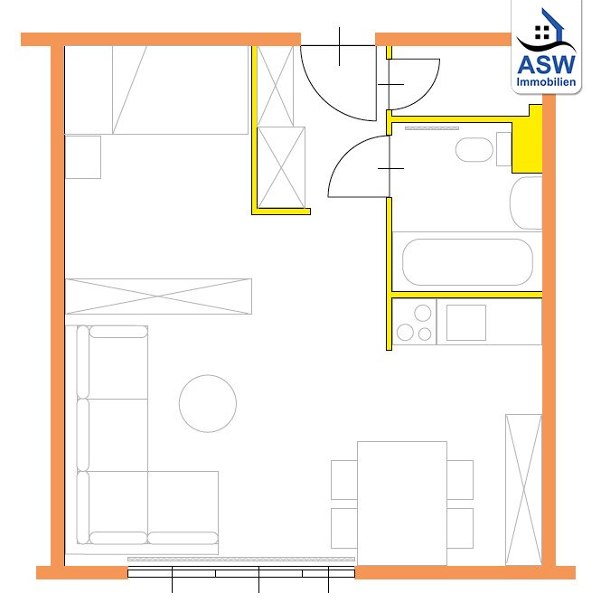 Wohnung zum Kauf 145.000 € 1 Zimmer 35 m²<br/>Wohnfläche 2.<br/>Geschoss Mitisgasse Wien 1140