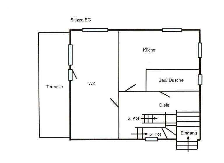 Einfamilienhaus zum Kauf 189.000 € 3 Zimmer 137 m² 415 m² Grundstück Lindigweg 4 Großkochberg Uhlstädt-Kirchhasel 07407