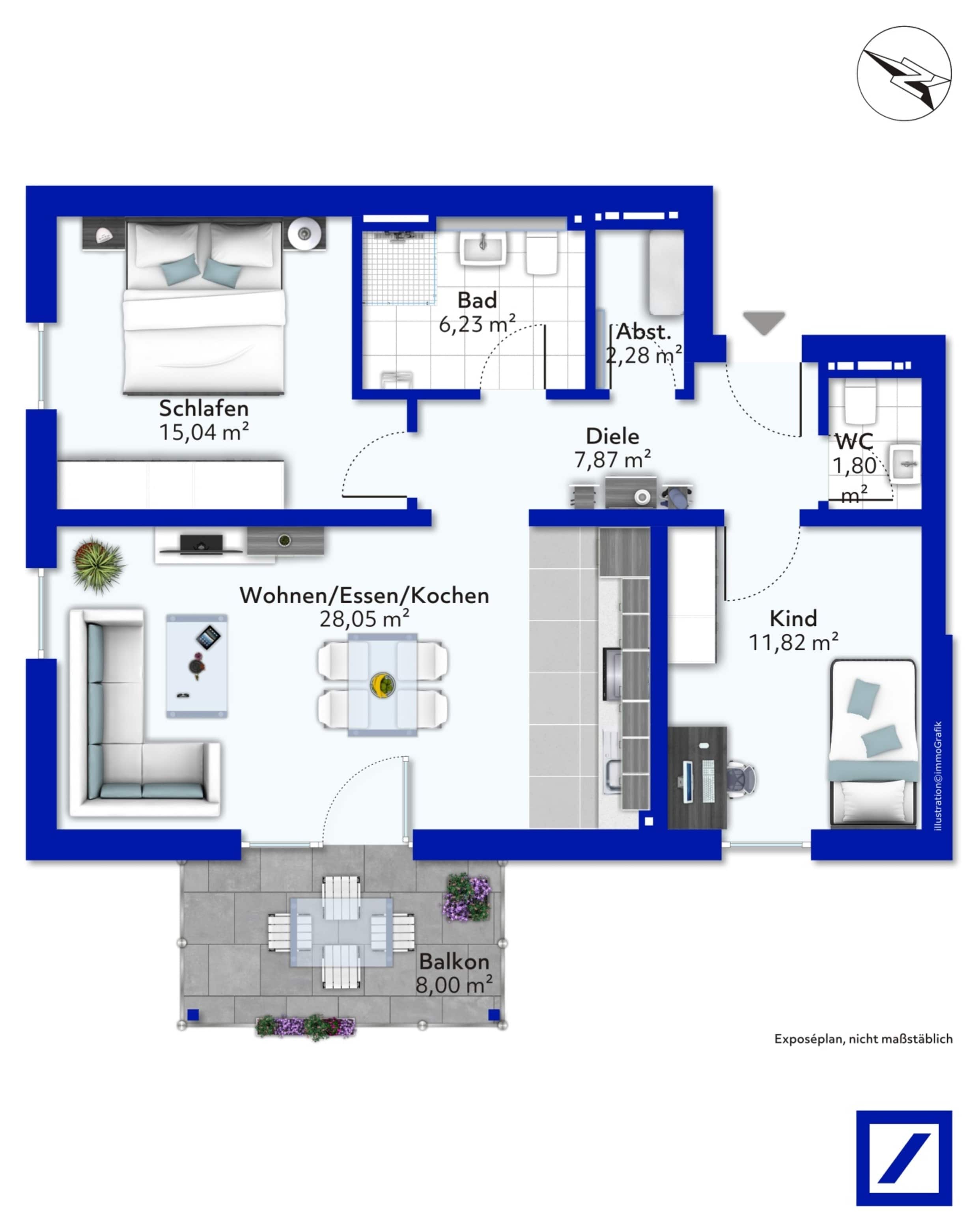 Wohnung zum Kauf provisionsfrei nur mit Wohnberechtigungsschein 327.876 € 3 Zimmer 73,7 m²<br/>Wohnfläche 1.<br/>Geschoss Welschbillig Welschbillig 54298